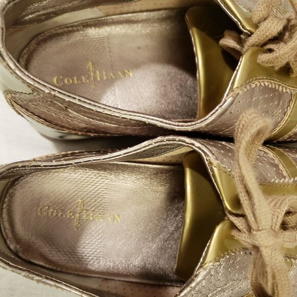 Cole Haan x Nike Mixed Metallic Sneakers Size 10M EUC - Picture 10 of 11